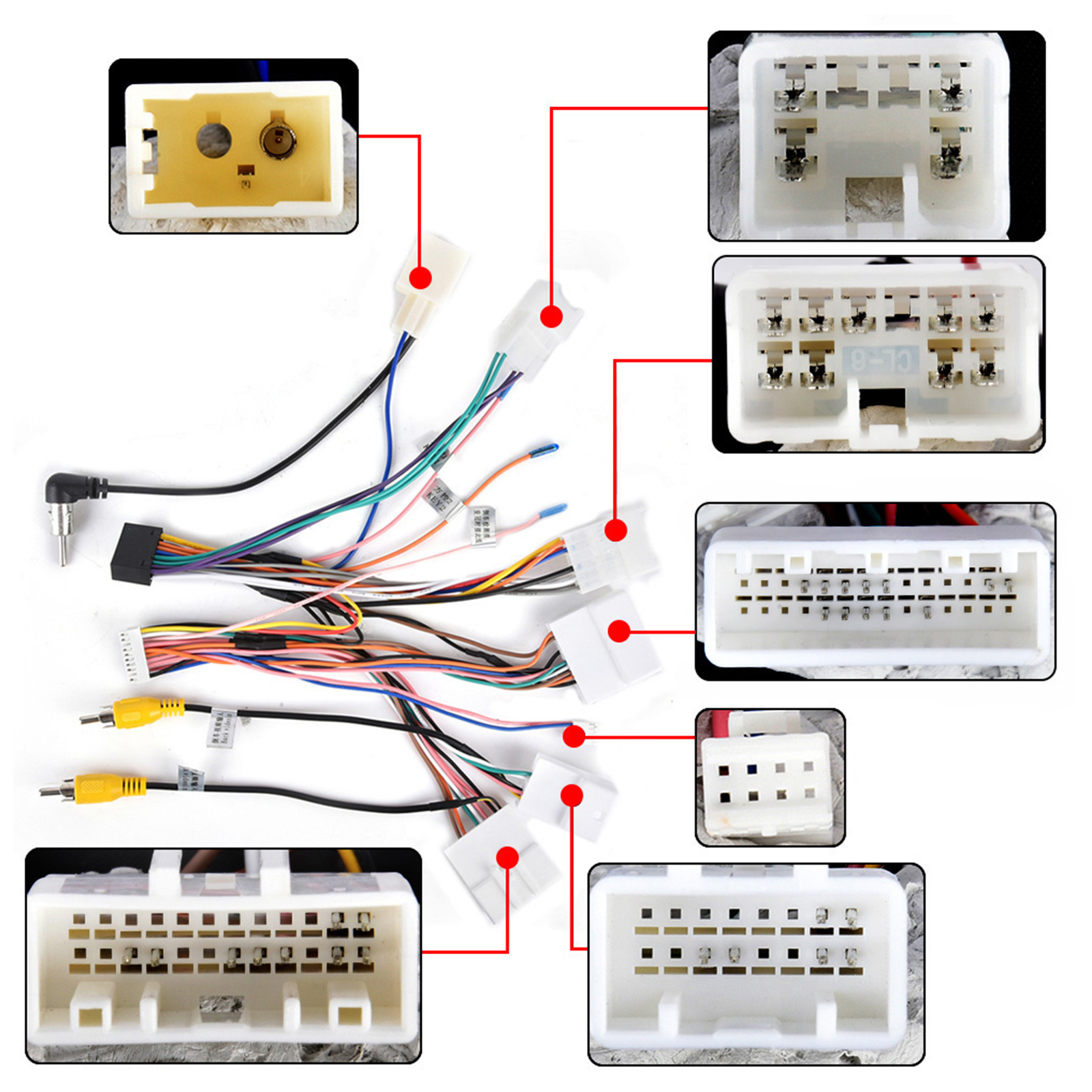 Konektory Toyota RAV4 XA40_1 everest technology